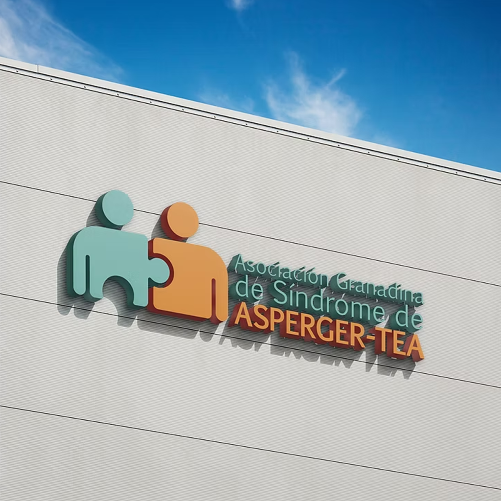 Logo of the Granada Association for Asperger's Syndrome-ASD © Jorge Sossa